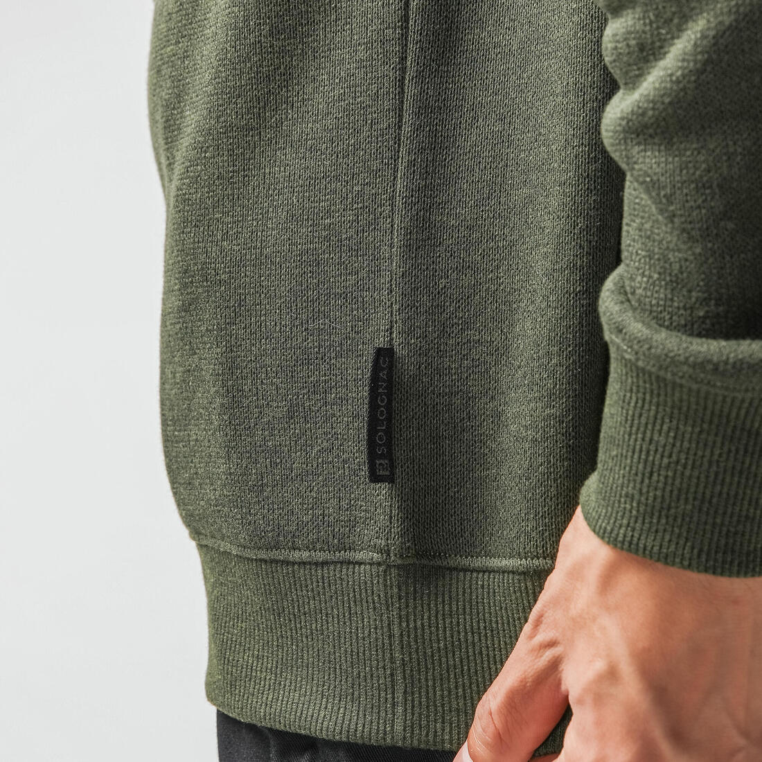 Jersey Caza Solognac 100 Hombre Térmico Verde - Imagen 7