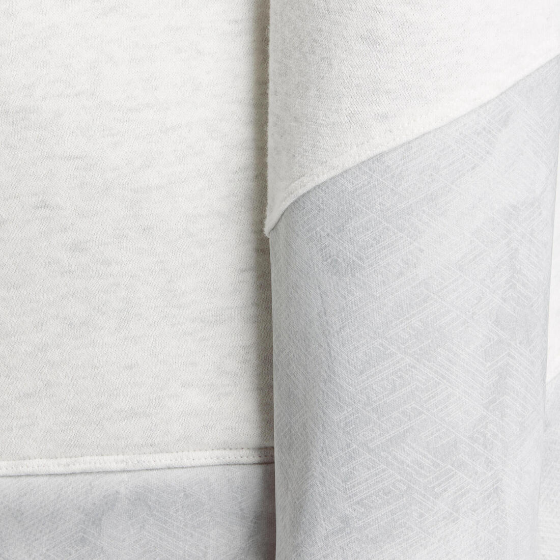 Sudadera polar de montaña y trekking Mujer Quechua NH100 blanco - Imagen 6