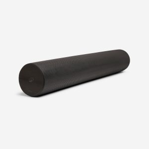 Rodillo Espuma Pilates Foam Roller Negro 90 cm Largo 15 cm Diámetro