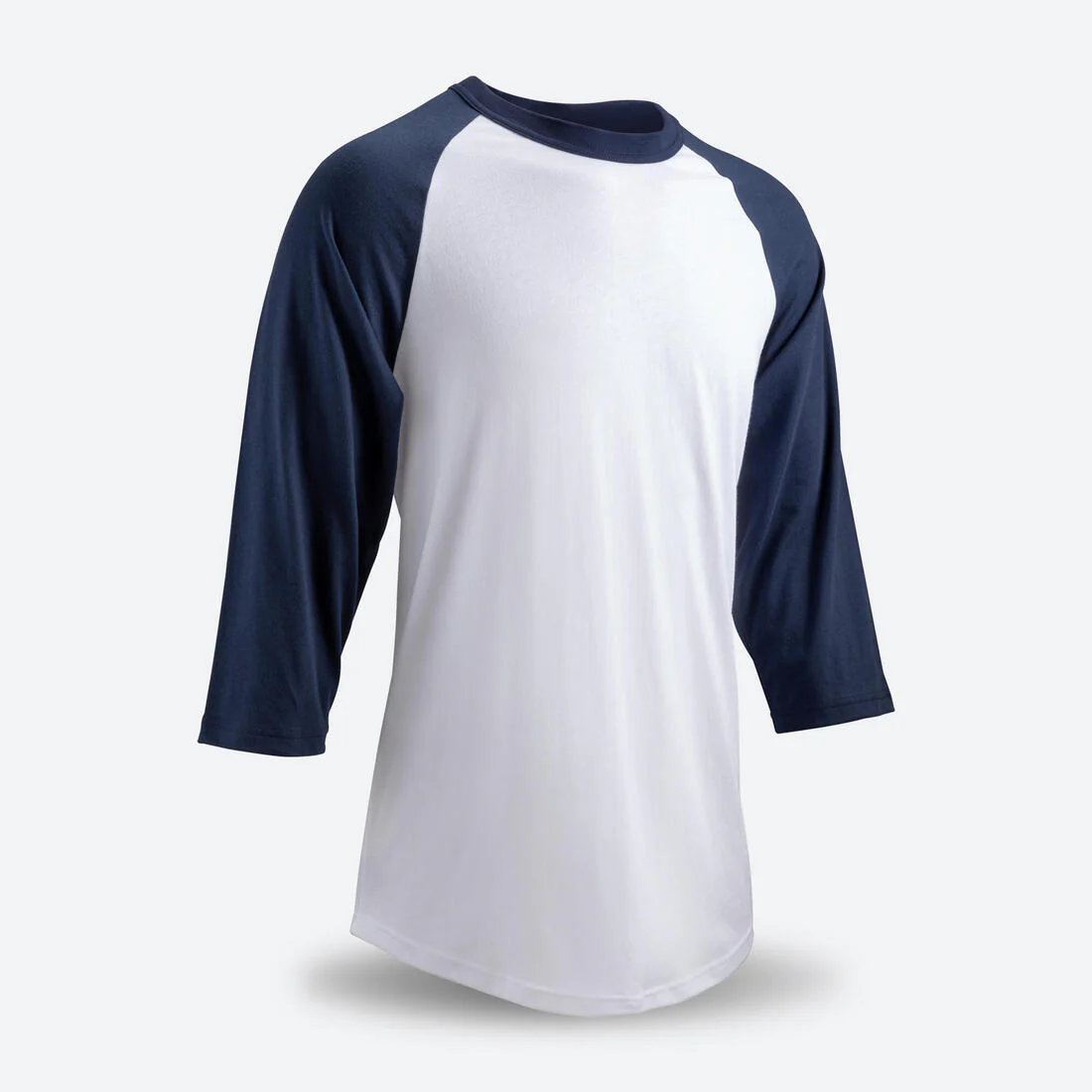 Camiseta Béisbol Adulto Kipsta BA550 azul y blanca - Imagen 2